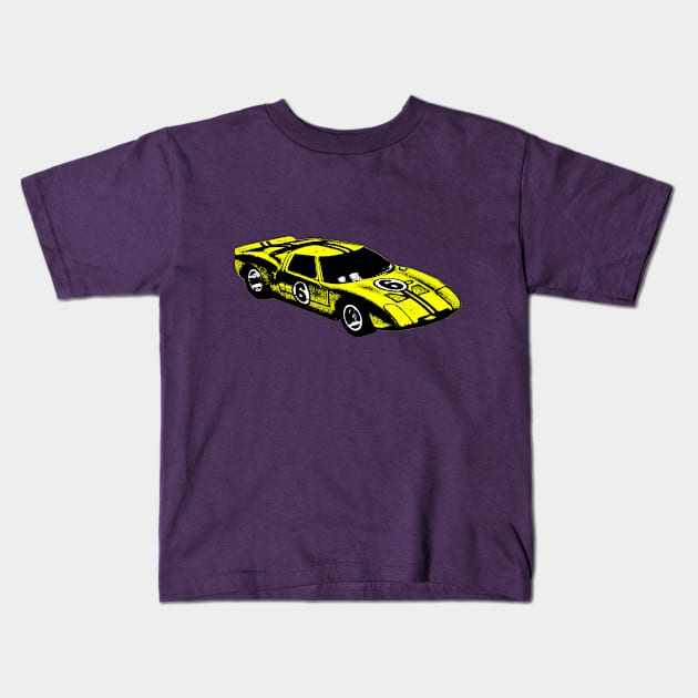 Strombecker Ford GT40 Kids T-Shirt by Strombecker Style